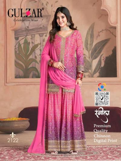 RANGILA BY GULZAR DESIGNER PAKISTANI SALWAR SUIT WHOLESALER IN INDIA
